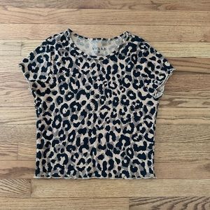 Leopard Crop Top